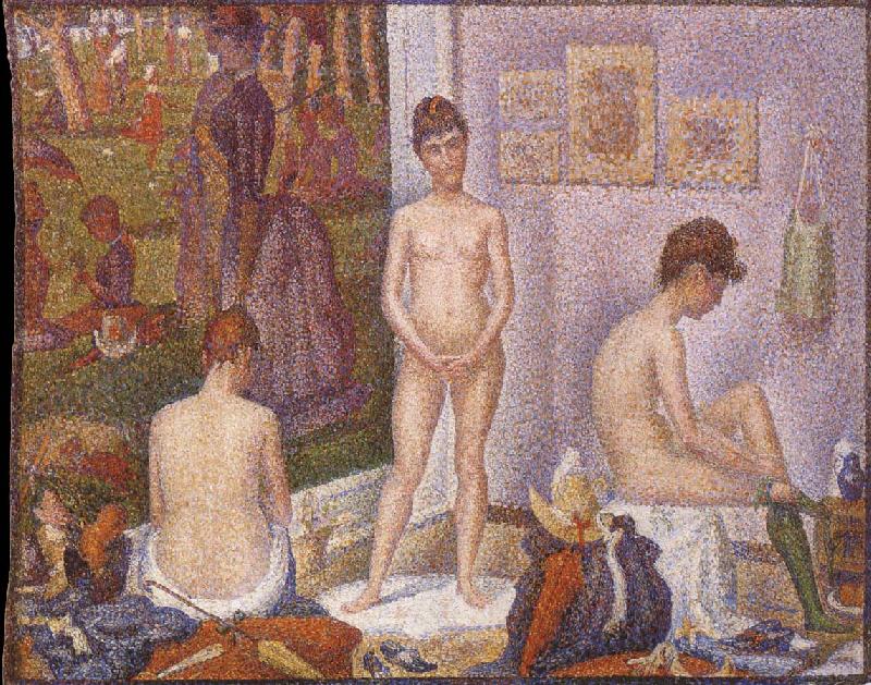 Georges Seurat Les Poseuses